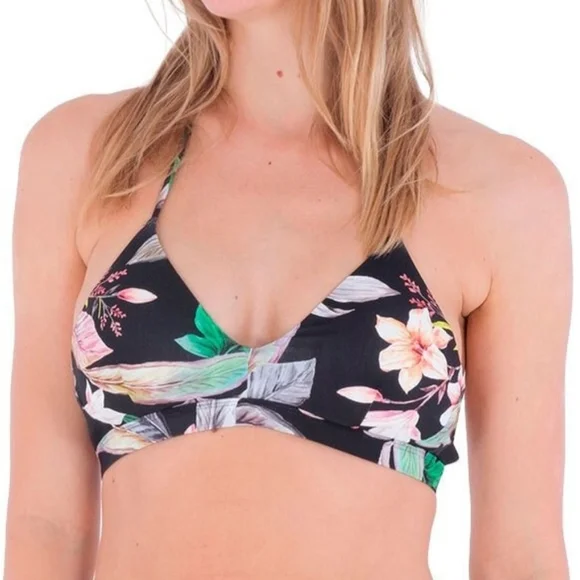 🍸HURLEY BRAND NEW REVERSIBLE BIKINI SET. TOP XL BOTTOM L